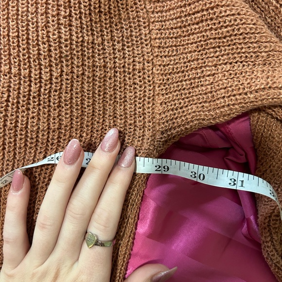 American Eagle Oversized Rust Sweater in Size L/XL - Picture 9 of 9